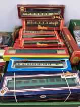 OO gauge coaches from Hornby, Airfix, Bachmann etc, boxed, approx. 20