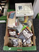 HO/ OO gauge model kits and accessories, boxed/bagged, from various makers, appear unstarted,