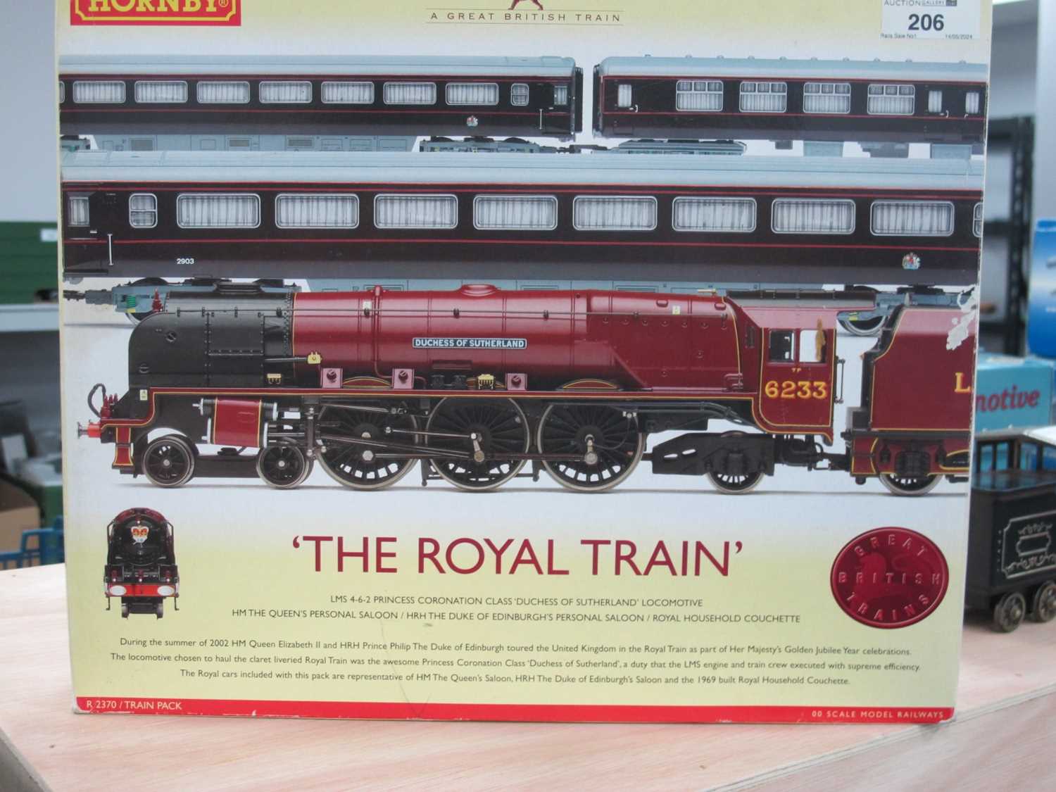 Hornby "OO" Gauge #R2370 Train Pack 'The Royal Train', including LMS 4-6-2 Princess Coronation Class