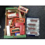 HO gauge rolling stock from Rivarossi, Mantua, Liliput etc. boxed, approx. 25