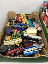 Diecast various vehicles from Corgi, Siku etc, loose, playworn, approx. 50