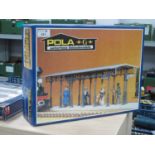 A Pola "G" Scale #908 Weather Proofed Model Covered Platform Kit, boxed. LOT UNCHECKED FOR FULL