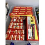 OO gauge Tri-ang railway rolling stock and coaches, boxed, playworn approx. 30