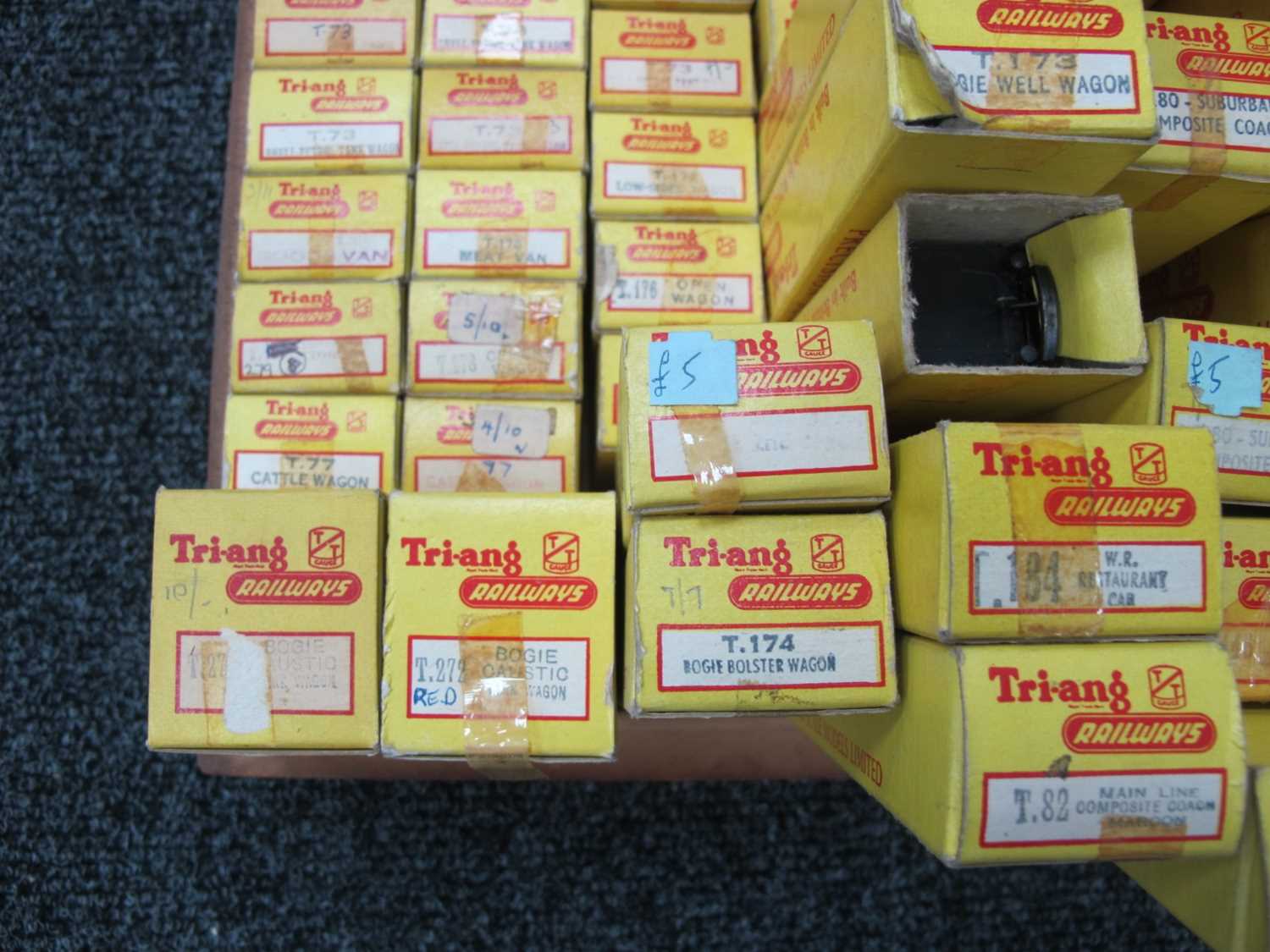Original Tri-ang TT rolling stock and coaches, boxed, approx. 50 BOXES UNCHECKED, PLAYWORN AND - Image 7 of 7