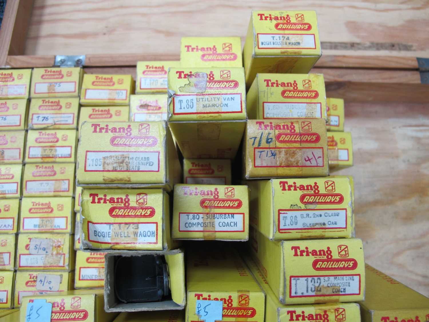 Original Tri-ang TT rolling stock and coaches, boxed, approx. 50 BOXES UNCHECKED, PLAYWORN AND - Image 5 of 7