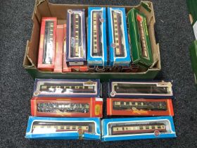 Approximately Twenty Outline British "OO" Gauge Coaches, Assorted Makers including Hornby and