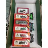 OO gauge tank locomotives by Hornby and others, some playworn others boxed. (9), untested spares/