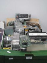 Twenty Two Diecast and Plastic Model Military Vehicles by Easy Model, Admiral Toys and other