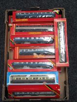 Fifteen OO Gauge Outline British Coaches, mainly by Hornby, boxed.