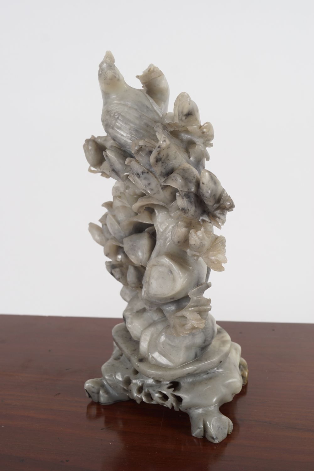 CARVED 19TH-CENTURY CHINESE SOAPSTONE SCULPTURE - Image 4 of 4