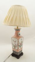 CHINESE PORCELAIN TABLE LAMP