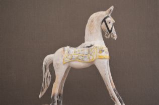 PAINTED PINE ROCKING HORSE