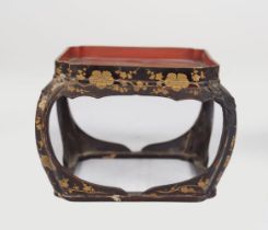 JAPANESE MEIJI LACQUERED STAND