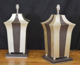 PAIR OF ART DECO STYLE TABLE LAMPS