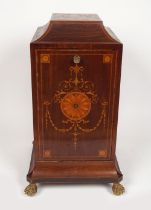 EDWARDIAN SHERATON COAL CABINET