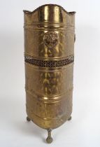 NOVEL 19TH-CENTURY ARMORIAL STICKSTAND