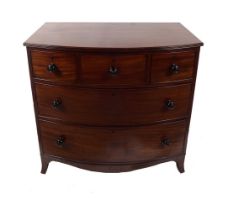 REGENCY MAHOGANY CHEST OF DRAWERS