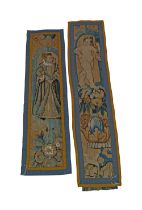 TWO 18TH-CENTURY HANGING TAPESTRIES