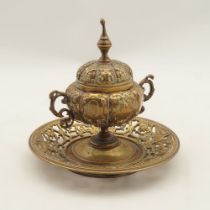 19TH-CENTURY FRENCH ORMOLU INK STAND