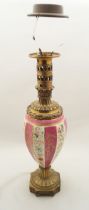 19TH-CENTURY ORMOLU MOUNTED TABLE LAMP