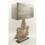 GILT FIGURAL TABLE LAMP