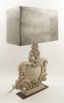 GILT FIGURAL TABLE LAMP