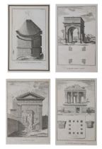 SET OF 4 18TH-CENTURY ENGRAVINGS