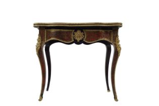 19TH-CENTURY BOULLE CARD TABLE