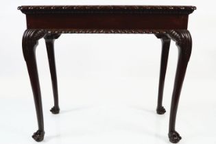 WITHDRAWN 18TH-CENTURY PERIOD MAHOGANY SIDE TABLE