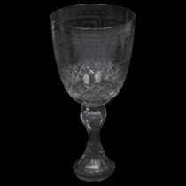 GEORGE III GLASS GOBLET