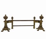 19TH-CENTURY ORMOLU AND CAST IRON FIRE FRONT