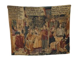 LARGE EARLY 20TH-CENTURY FRENCH TAPESTRY