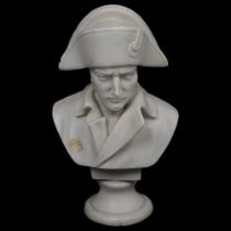 FAUX MARBLE BUST OF NAPOLEON