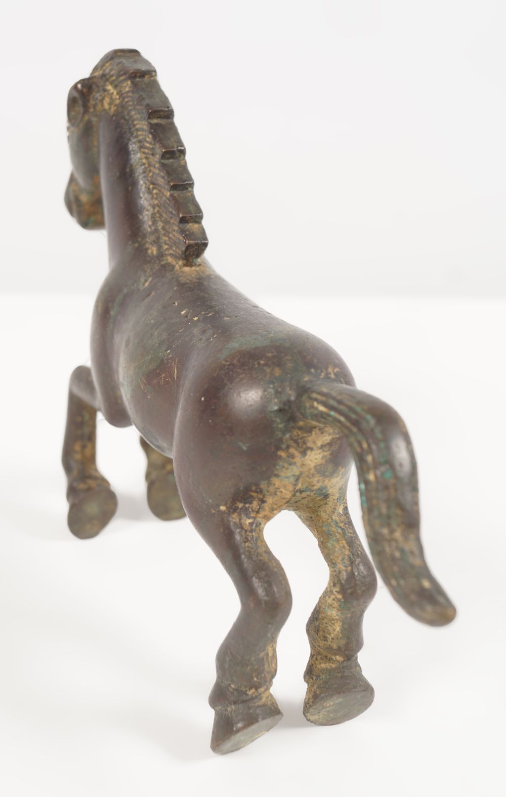 EARLY MINIATURE BRONZE HORSE - Image 2 of 2
