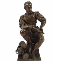 19TH-CENTURY BRONZE SCULPTURE