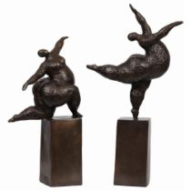 ABSTRACT BRONZE SCULPTURE