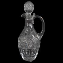 LATE 18TH-CENTURY IRISH CUT GLASS CLARET JUG