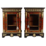 EXCEPTIONAL PAIR 19TH-CENTURY BUHL PIER CABINETS