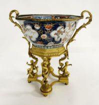 19TH-CENTURY ORMOLU MOUNTED IMARI BOWL