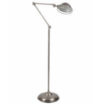 DESIGNER CHROME ARTICULATED STANDARD LAMP