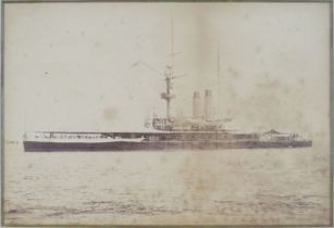 EARLY PHOTOGRAPH OF H.M.S. NILE