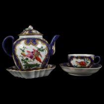 19TH-CENTURY SAMSON PORCELAIN CABARET SET