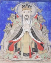 CHINESE QING PAINTED SCROLL