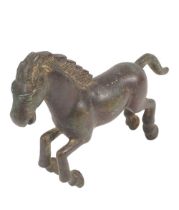 EARLY MINIATURE BRONZE HORSE