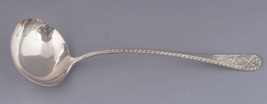 SHEFFIELD PLATED SILVER LADLE