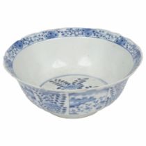 CHINESE QING BLUE AND WHITE BOWL