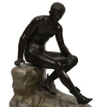 19TH-CENTURY BRONZE SCULPTURE