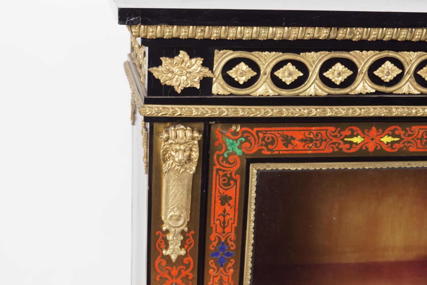 EXCEPTIONAL PAIR 19TH-CENTURY BUHL PIER CABINETS - Image 3 of 5