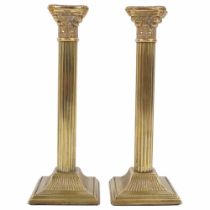 PAIR OF 19TH-CENTURY BRASS CANDLESTICKS