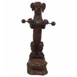 19TH-CENTURY BLACK FOREST STICK STAND